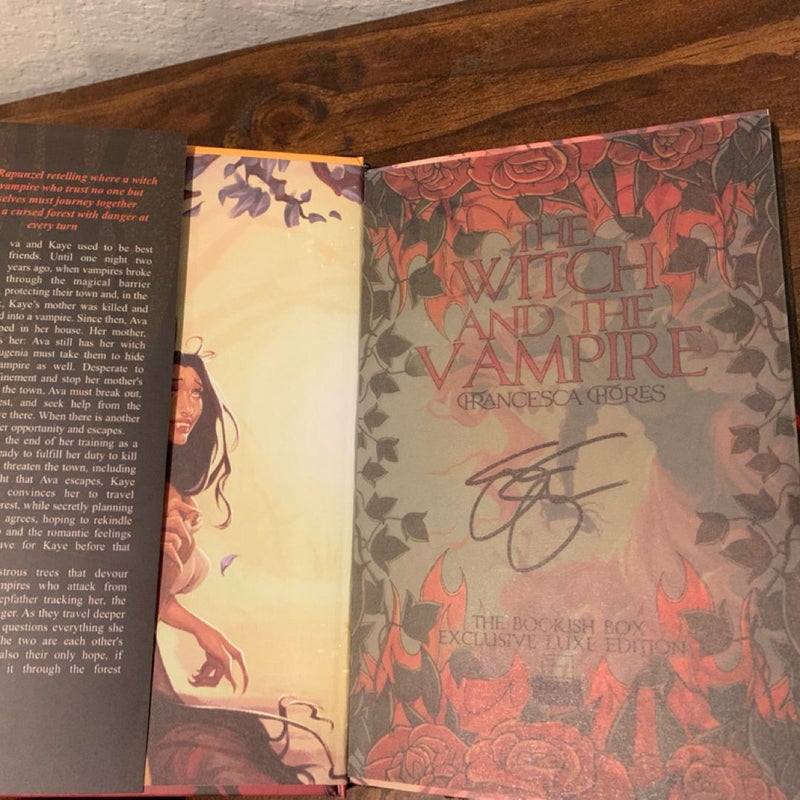 The Witch and the Vampire (Signed): Bookish Box SE