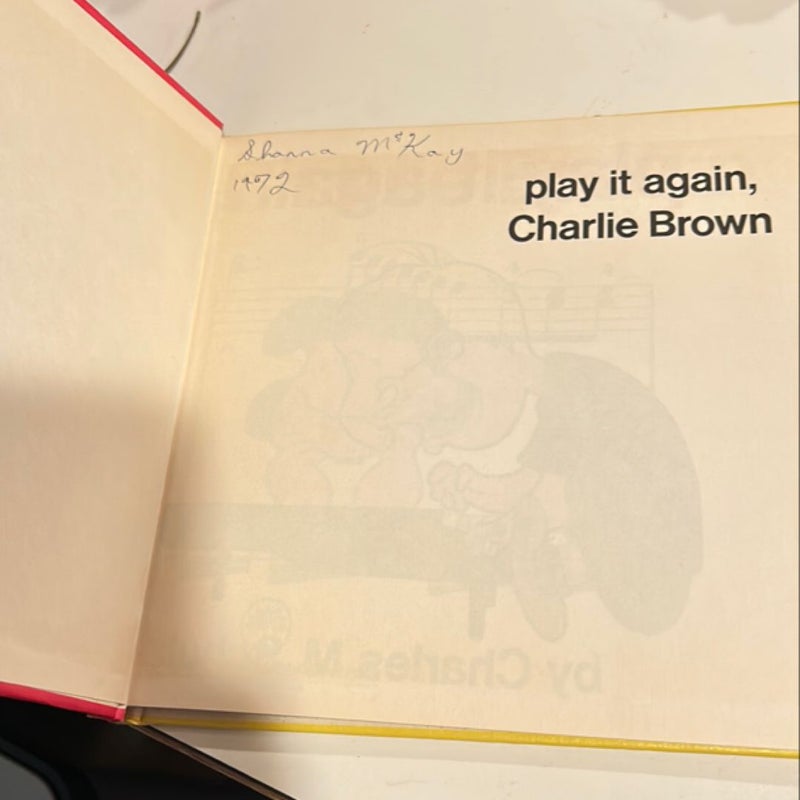 Play it again, Charlie Brown