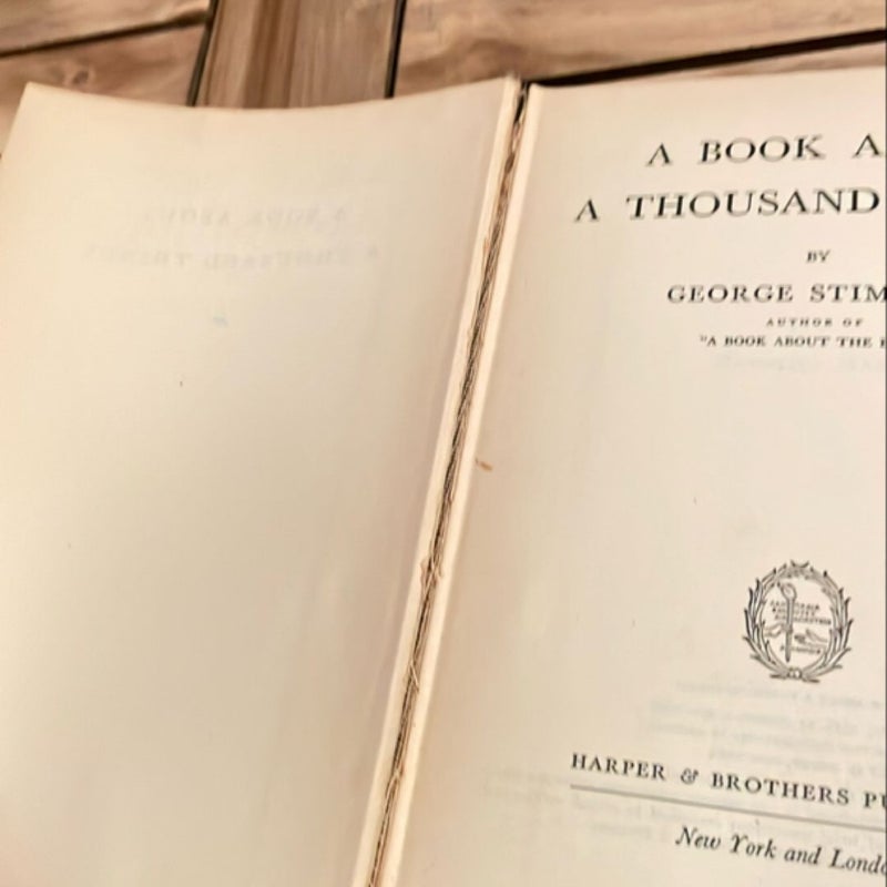 A Book About a Thousand Things (1946)
