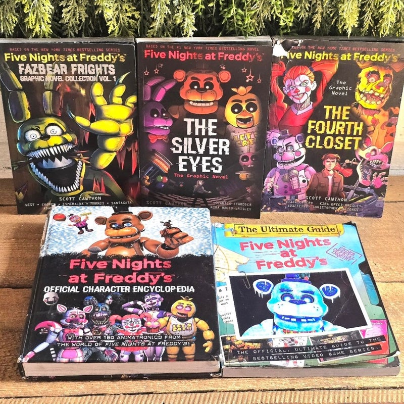 Five Nights at Freddy's Book Lot Files, Encyclopedia & Graphic Novels