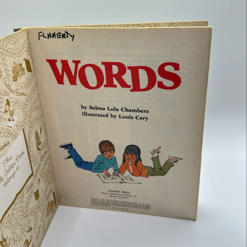 A Little Golden Book Words 