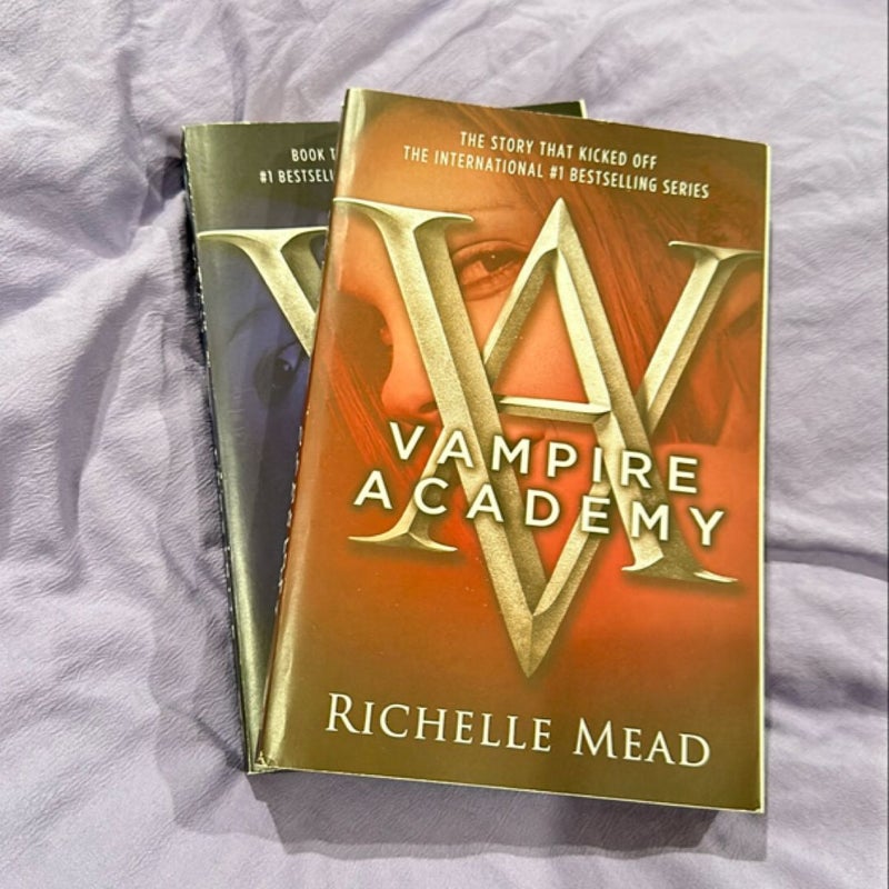 Vampire Academy books 1 & 2