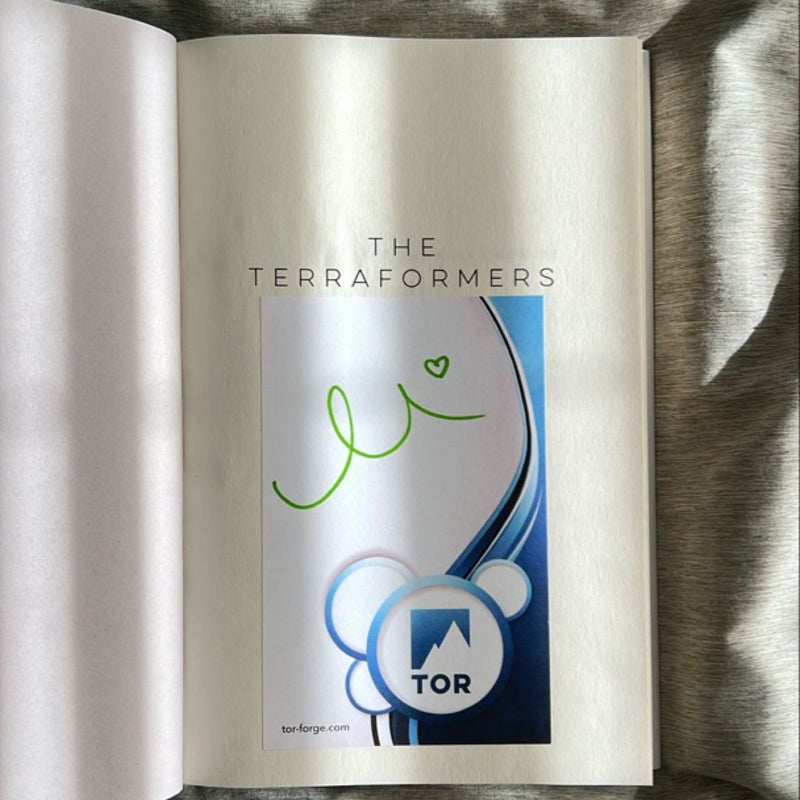 The Terraformers Signed Bookplate