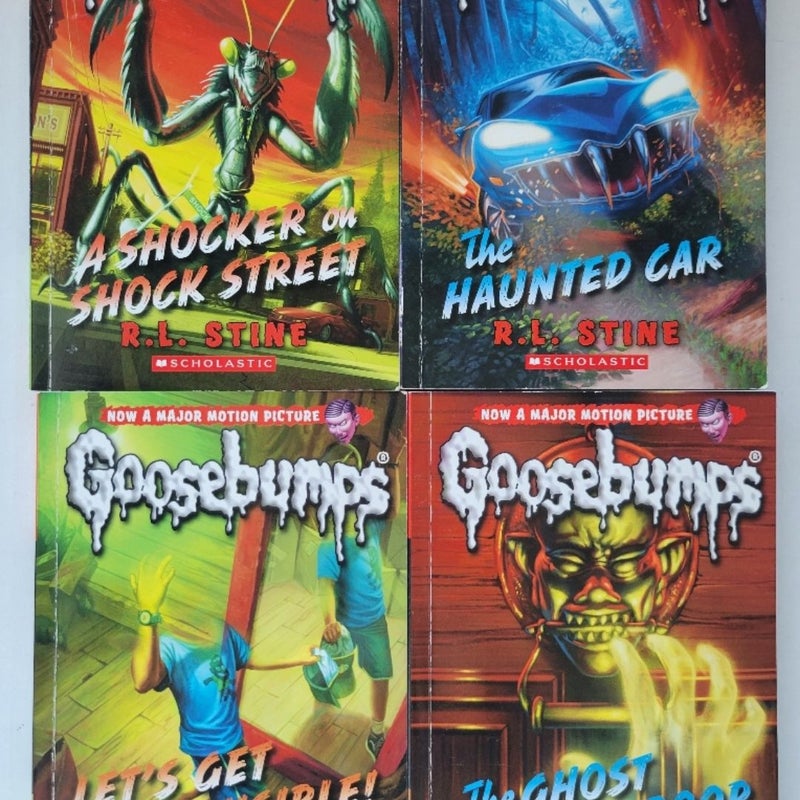 GOOSEBUMPS HORROR BOOK LOT OF 8 BY R.L. STINE ALL 2015 SCHOLASTIC 1ST EDITIONS