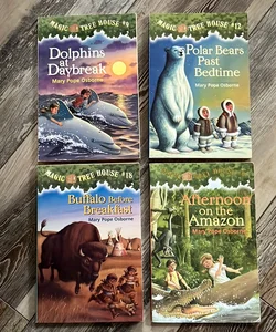 Collection of Magic Tree House Books - 4 in All