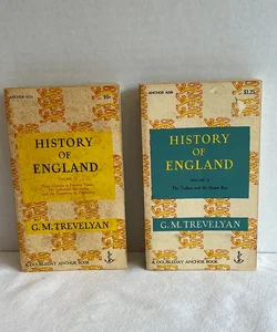 Vintage 1953 History of England volume 1-2