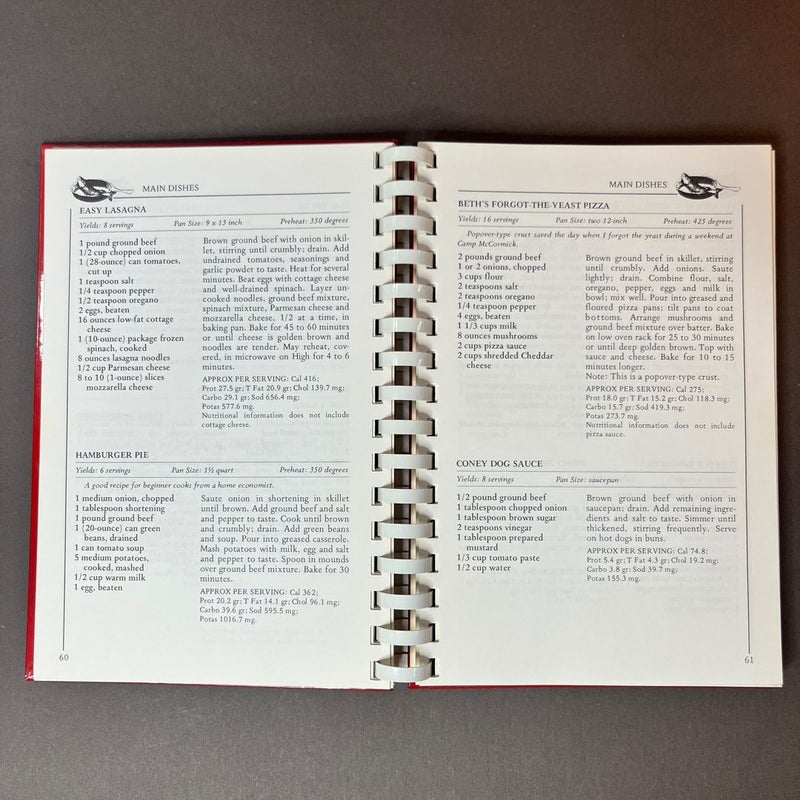 River Valley Recipes, Spiral Bound