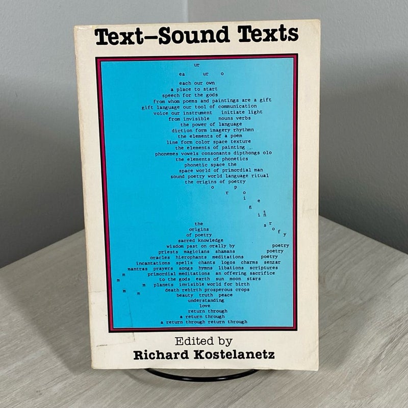 Text--Sound Texts