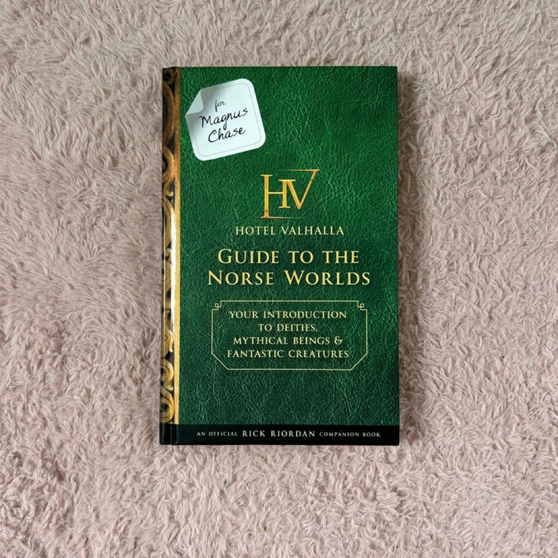 For Magnus Chase: Hotel Valhalla Guide to the Norse Worlds (an Official Rick Riordan Companion Book)