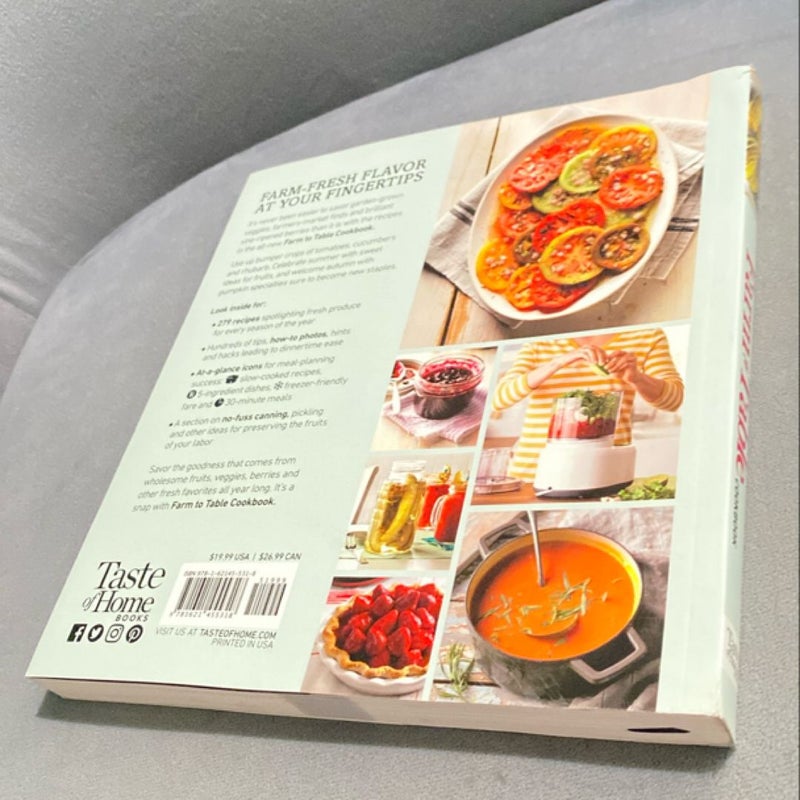 Taste of Home Farm to Table Cookbook