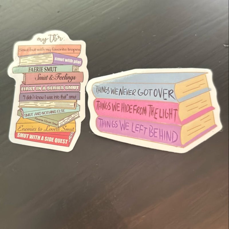 *Spicy* Bookish Stickers