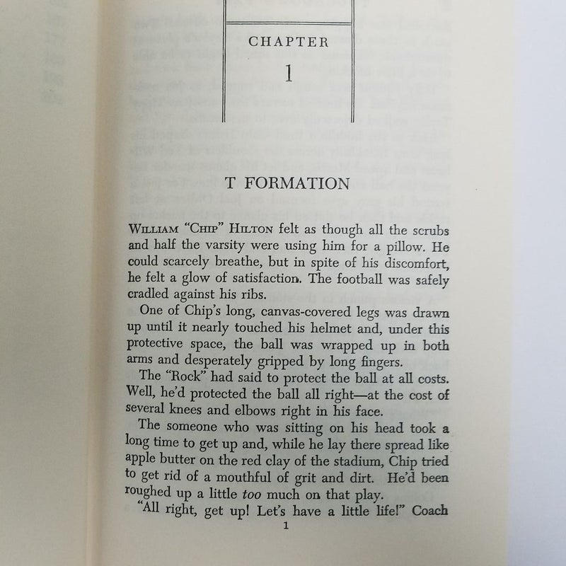 Touchdown Pass (1948, Chip Hilton, book 1)