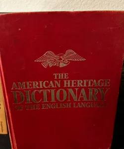 The American Heritage Dictionary of the English 1975 BOOK