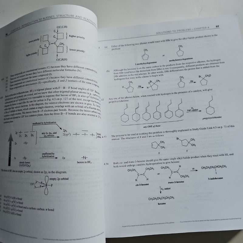 Organic Chemistry Study Guide and Solutions