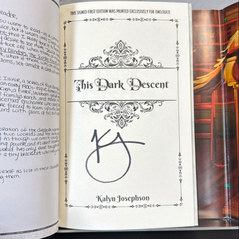 The Dark Descent Owlcrate Special Edition 