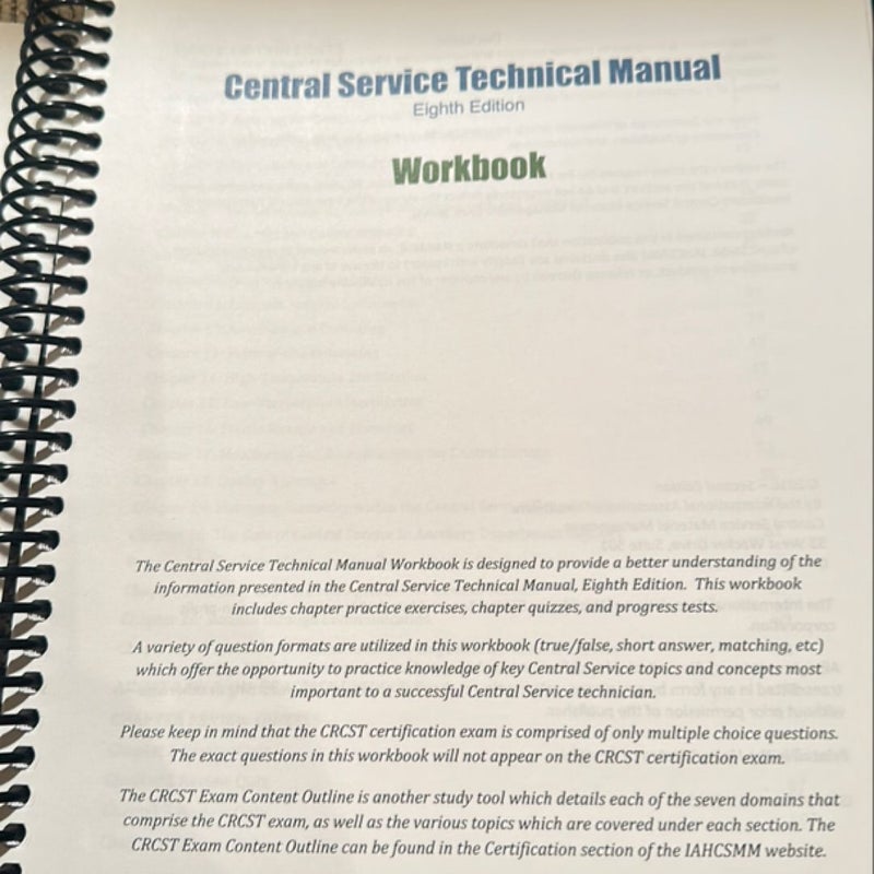 Certifying Central Sterile Supply Technologist Review