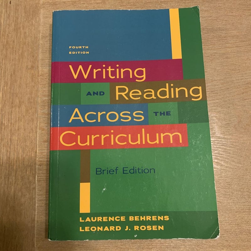 Writing and Reading Across the Curriculum