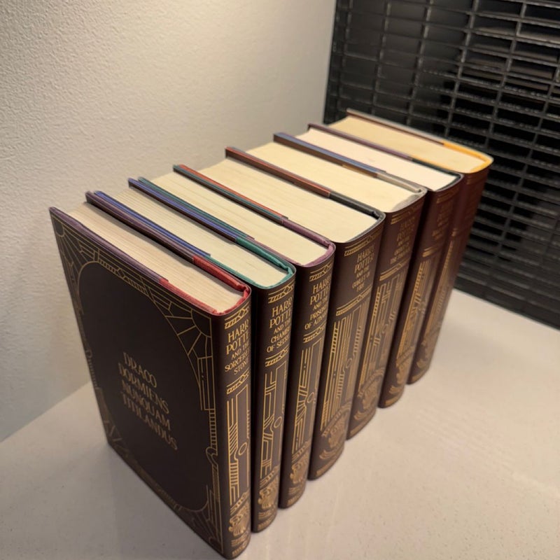 Complete Harry Potter Hardcover Series-Gryffindor