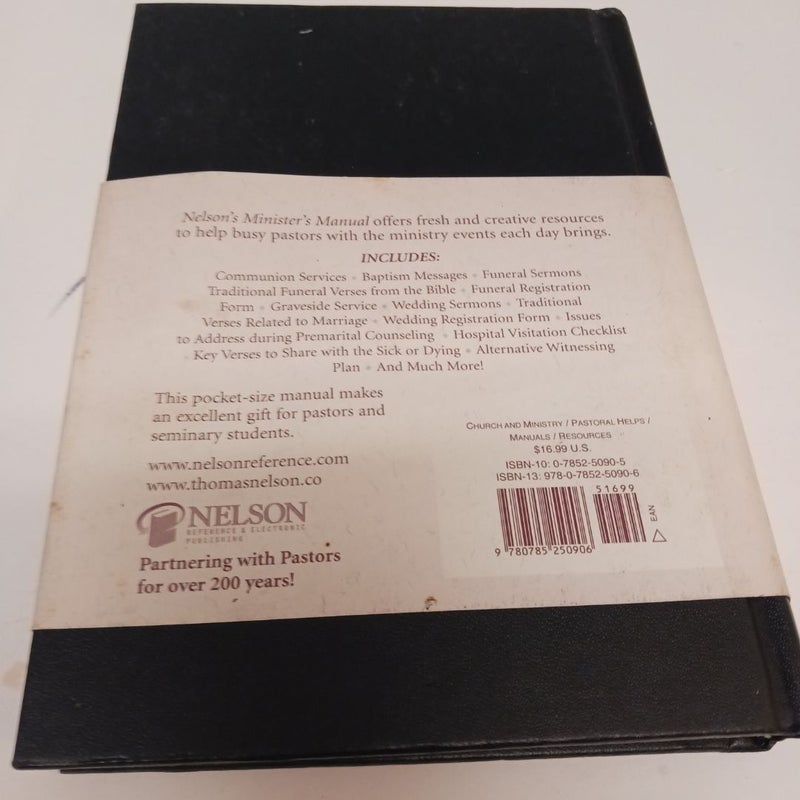 Nelson's Minister's Manual