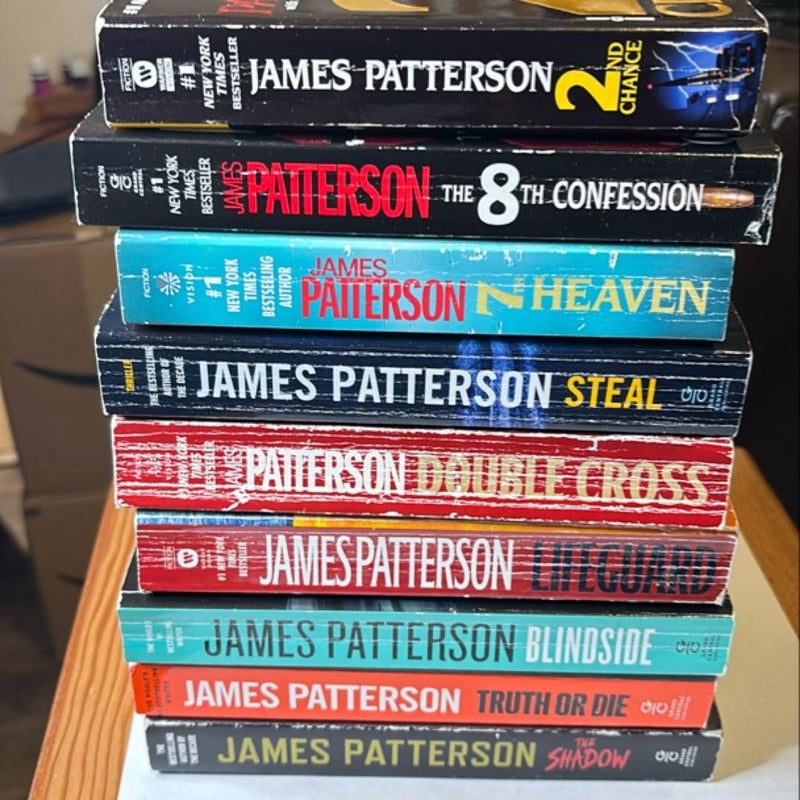 James Patterson 9 book bundle