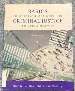 Basics of Research Methods for Criminal Justice and Criminology