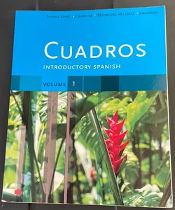 Cuadros Student Text, Volume 1 Of 4