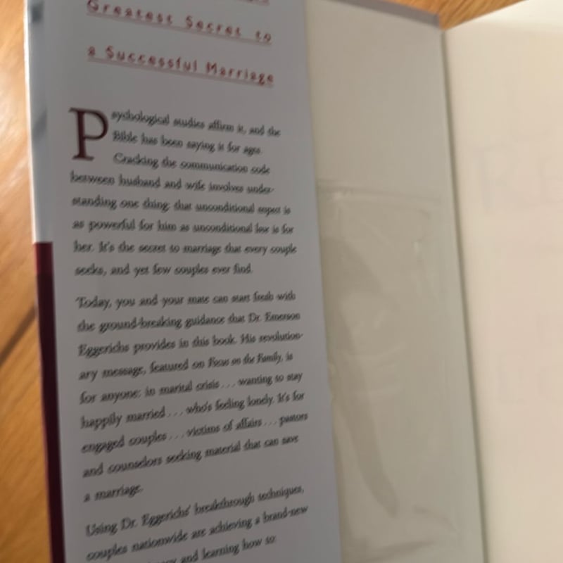 Love and Respect With workbook - no cd 