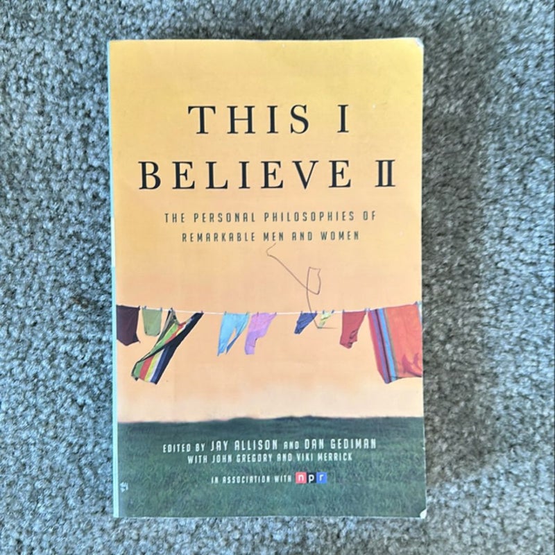 This I Believe II