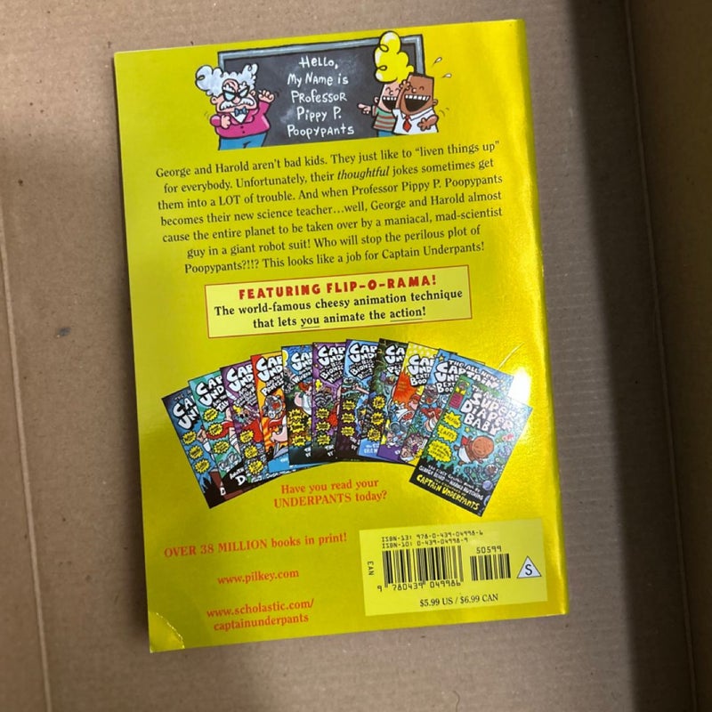 Captain Underpants and the Perilous Plot of Professor Poopypants