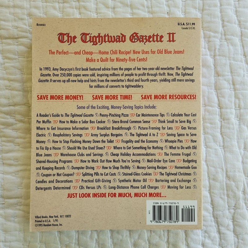 The Tightwad Gazette II