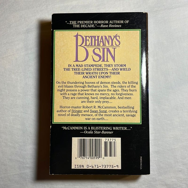 Bethany’s Sin