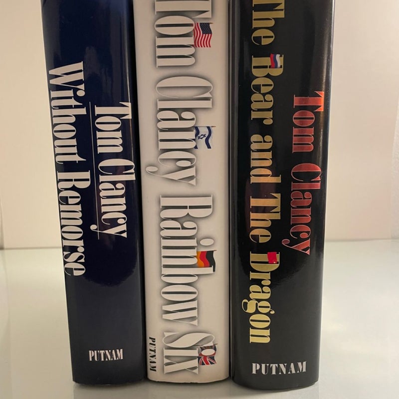 Tom Clancy Full John Clark Series True First EXCELLENT Condition First Editions