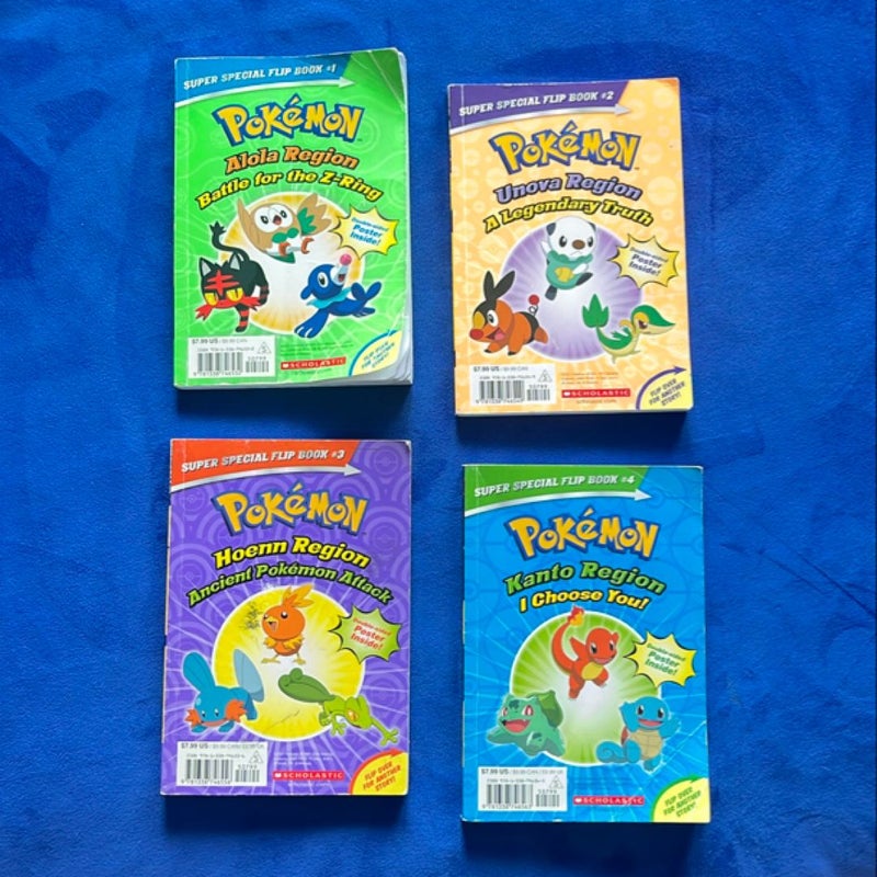 Pokemon Book Bundle of 4