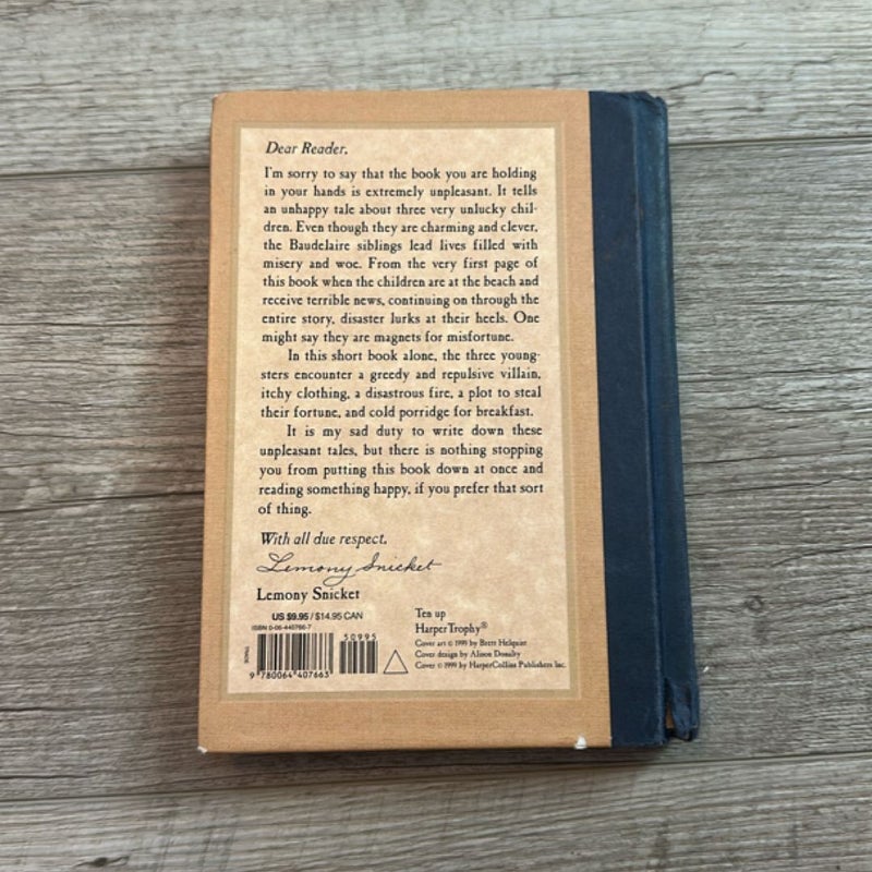 A Series of Unfortunate Events #1: the Bad Beginning
