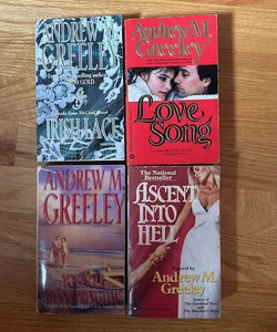 Lot of 4 paperback books - Irish Lace plus 3 more 