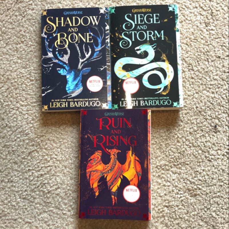 Shadow and Bone Trilogy BOX INCLUDED BUT NOT PICTURED