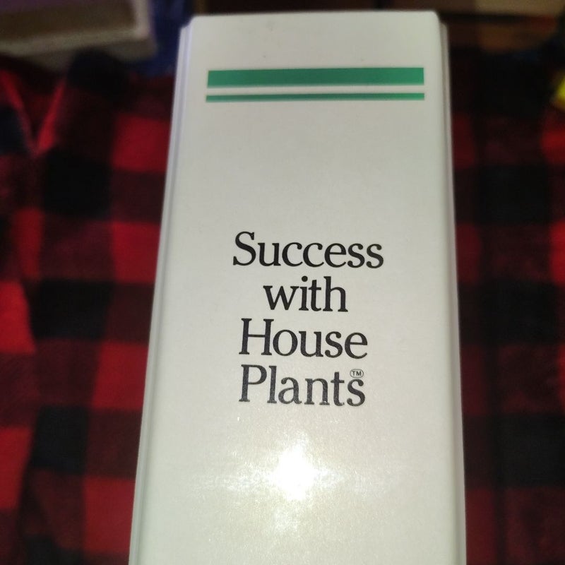 Success with house plants, set of 4, two ring binder with hold out cards