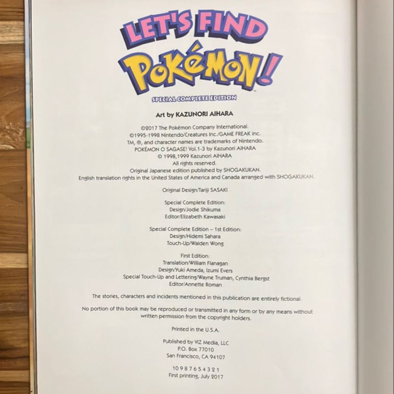 Let's Find Pokémon! Special Complete Edition (2nd Edition)