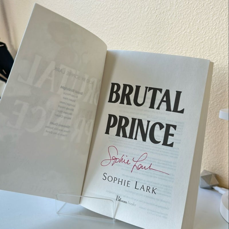 HAND SIGNED Brutal Prince