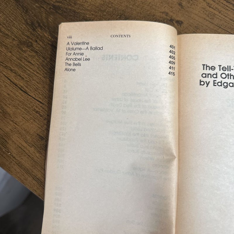 The Tell-Tale Heart and Other Writings