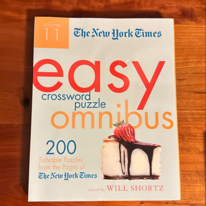 The New York Times Easy Crossword Puzzle Omnibus Volume 11