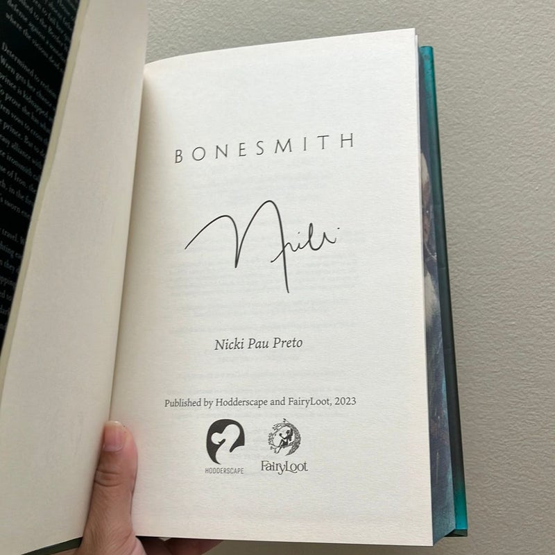 Bones Smith Fairyloot Signed Edition