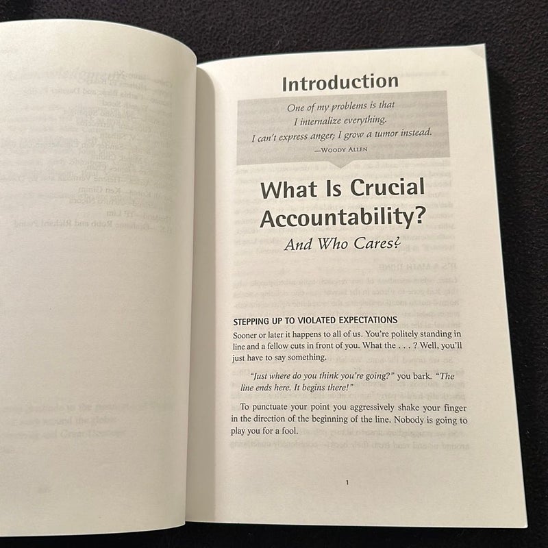 Crucial Accountability: Tools for Resolving Violated Expectations, Broken Commitments, and Bad Behavior, Second Edition ( Paperback)