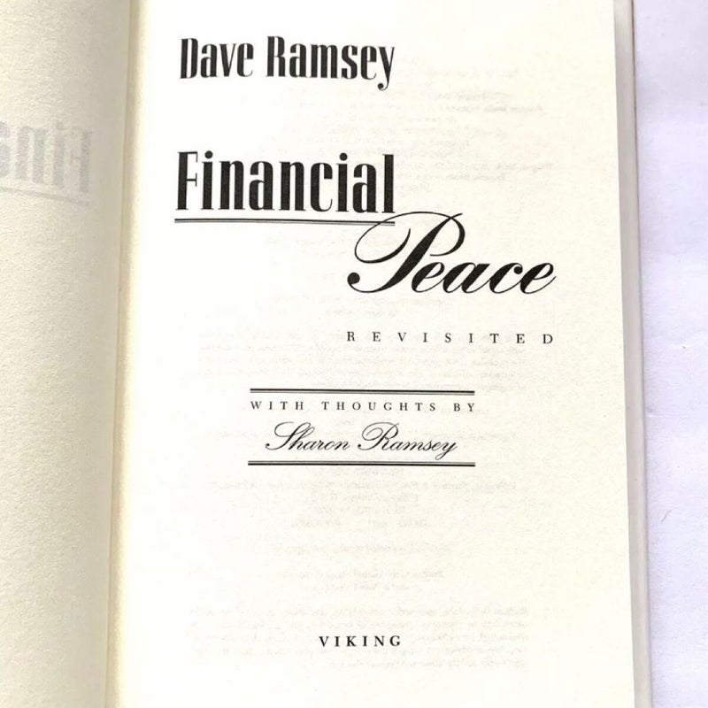 Personal Finance Book Bundle(Lot Of 3) Dave Ramsey Rich Dad Poor Dad +