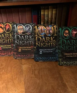 Set of 4 Dark Kings Novellas, 1001 Dark Nights: Dragon King, Dragon Burn, Dragon Night, Dragon Fever