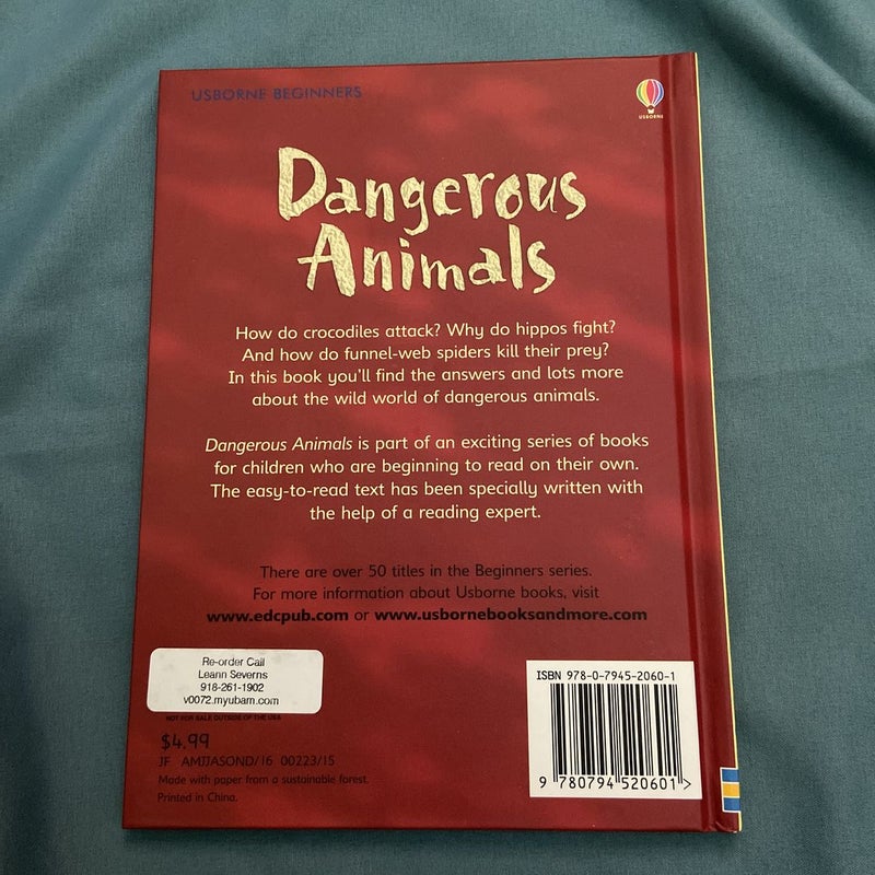 Dangerous Animals (Level 1) - Internet Referenced
