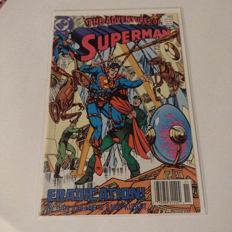 1989 DC COMICS THE ADVENTURE OF SUPERMAN 