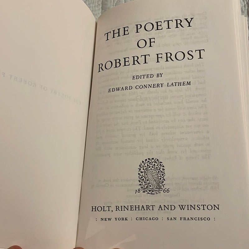 The Poetry of Robert Frost 