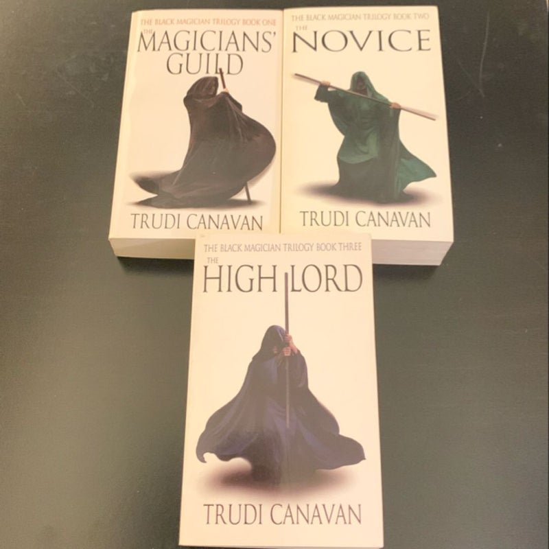 The Black Magician Trilogy BUNDLE (The Magician’s Guild, The Novice, The High Lord)