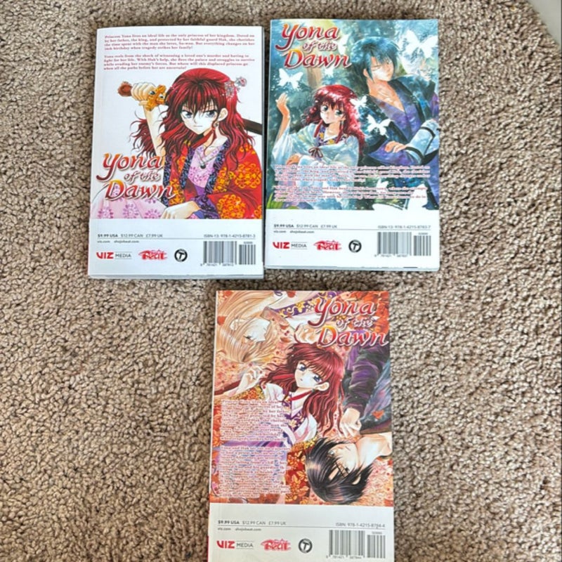 Yona of the Dawn, Vol. 1-3